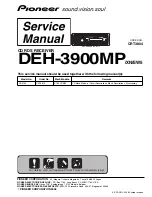 Preview for 1 page of Pioneer DEH-2900MP Service Manual