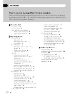 Preview for 2 page of Pioneer DEH-3000MP Operation Manual