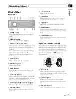 Preview for 5 page of Pioneer DEH-3000MP Operation Manual