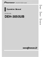 Pioneer DEH-3050UB Operation Manual preview