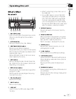 Предварительный просмотр 7 страницы Pioneer DEH-3050UB Operation Manual