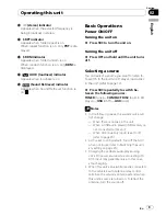 Предварительный просмотр 9 страницы Pioneer DEH-3050UB Operation Manual