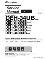 Preview for 1 page of Pioneer DEH-3400UB/XNEW5 Service Manual