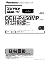 Preview for 1 page of Pioneer DEH-3550MP Service Manual