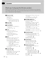 Preview for 2 page of Pioneer DEH-3700MP Operation Manual