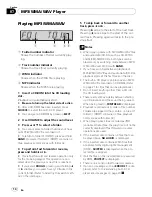 Preview for 14 page of Pioneer DEH-3700MP Operation Manual