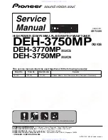 Preview for 1 page of Pioneer DEH-3750MP Service Manual