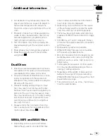 Предварительный просмотр 15 страницы Pioneer DEH-3910MP Operation Manual