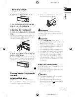 Preview for 5 page of Pioneer DEH-4150SD Operation Manual