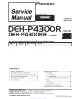 Preview for 1 page of Pioneer DEH-4300RBX1N/EW Service Manual