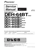 Pioneer DEH-4400BT Service Manual preview