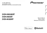 Предварительный просмотр 1 страницы Pioneer DEH-4500BT Owner'S Manual