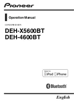 Pioneer DEH-4600BT Operation Manual preview