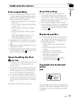 Preview for 51 page of Pioneer DEH-6150BT Operation Manual