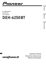 Pioneer DEH-6250BT Operation Manual preview