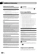 Preview for 22 page of Pioneer DEH-7300BT Operation Manual