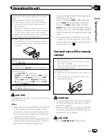 Preview for 9 page of Pioneer DEH-80PRS Series Operation Manual