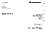 Pioneer DEH-9350SD Owner'S Manual preview