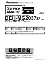 Preview for 1 page of Pioneer DEH-MG2037ZF Service Manual