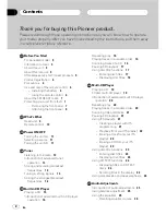 Preview for 2 page of Pioneer DEH-P25 Operation Manual