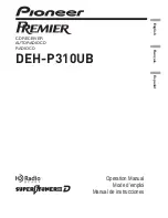 Pioneer DEH-P310 Operation Manual preview