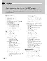 Preview for 2 page of Pioneer DEH-P310 Operation Manual