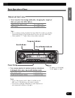 Preview for 11 page of Pioneer DEH-P33 Operation Manual