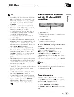 Предварительный просмотр 21 страницы Pioneer DEH-P3500MP Operation Manual