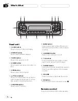 Предварительный просмотр 6 страницы Pioneer DEH-P3550MP XM Operation Manual