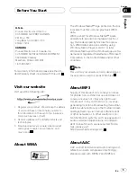 Preview for 5 page of Pioneer DEH-P390MP - Premier Radio / CD Operation Manual