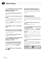 Preview for 24 page of Pioneer DEH-P390MP - Premier Radio / CD Operation Manual