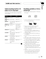 Preview for 39 page of Pioneer DEH-P390MP - Premier Radio / CD Operation Manual