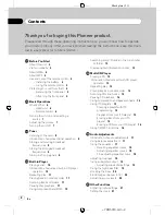 Preview for 2 page of Pioneer DEH-P3950MP Operation Manual