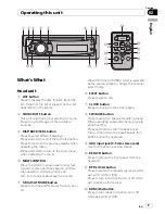 Preview for 9 page of Pioneer DEH-P400 Operation Manual