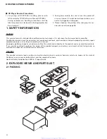 Предварительный просмотр 2 страницы Pioneer DEH-P400 Service Manual