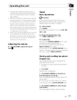 Preview for 11 page of Pioneer DEH-P4050UB Operation Manual