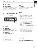 Preview for 15 page of Pioneer DEH P4100UB Operation Manual