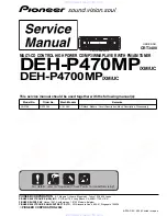 Pioneer DEH-P4700MO Service Manual preview