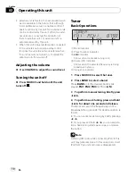 Preview for 10 page of Pioneer DEH-P4900IB - Radio / CD Operation Manual