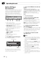 Preview for 12 page of Pioneer DEH-P4900IB - Radio / CD Operation Manual