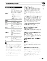 Preview for 29 page of Pioneer DEH-P4900IB - Radio / CD Operation Manual