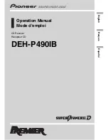 Pioneer DEH-P490IB - Premier Radio / CD Operation Manual preview