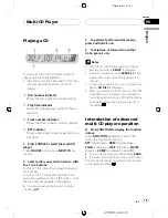 Preview for 19 page of Pioneer DEH-P4950MP Operation Manual