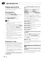 Preview for 20 page of Pioneer DEH-P500UB - Premier Radio / CD Operation Manual