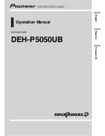 Pioneer DEH-P5050UB Operation Manual preview