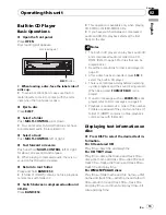 Preview for 13 page of Pioneer DEH-P5050UB Operation Manual