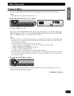 Предварительный просмотр 7 страницы Pioneer DEH-P5100R Operation Manual