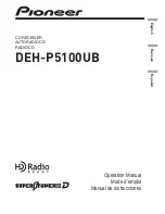 Pioneer DEH-P5100UB - Radio / CD Operation Manual preview