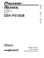 Предварительный просмотр 1 страницы Pioneer DEH-P510UB - Premier Radio / CD Operation Manual