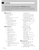 Предварительный просмотр 2 страницы Pioneer DEH-P510UB - Premier Radio / CD Operation Manual